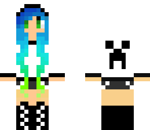 girl with creeper hoodie