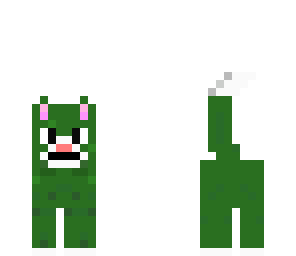 green cat