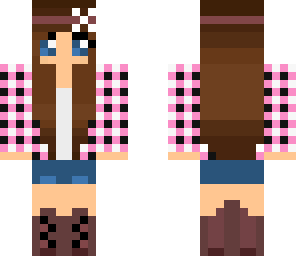 pink cow girl