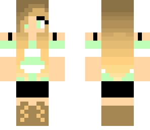 cute green girl