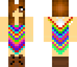 rainbow girl