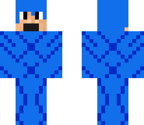blue man