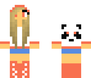 orange panda girl