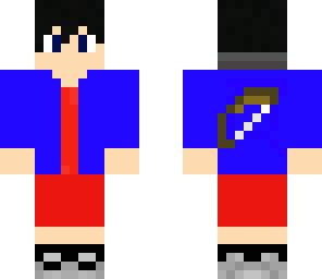 me with a blue jacket