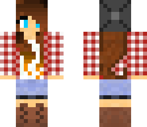 farmer girl with hat