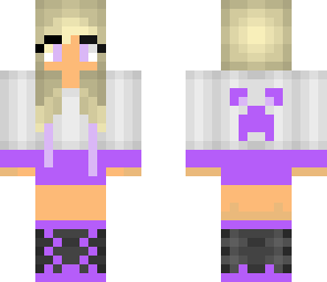 purple creeper sweater