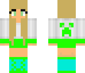 my cousin ava as a minecrafter