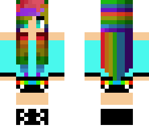 rainbow haired girl 2