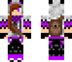 purple panda girl