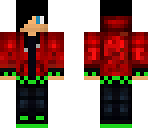 teenager with a red jacket