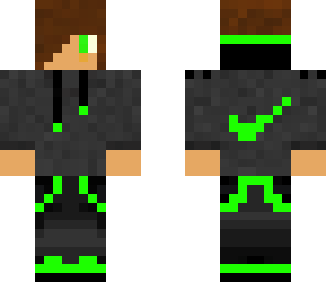 green nike kid