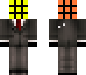 rubik's cube man