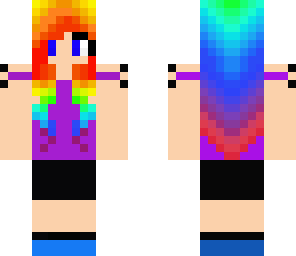 rainbow dash human