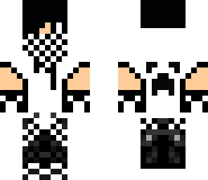 white and black creeper jacket