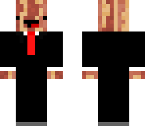 minecraft derp bacon skin