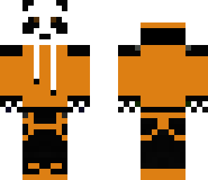orange panda hoodie