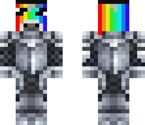 updated rainbow french armor cow