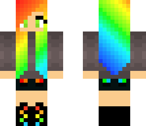 rainbow girl