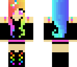 cute rainbow girl