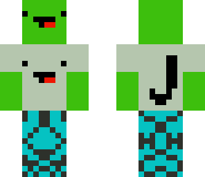 green derp with derp shirt
