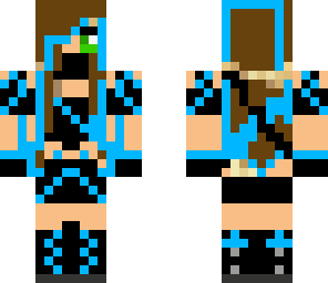 blue girl ninja