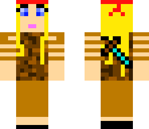 girl fighter and miner