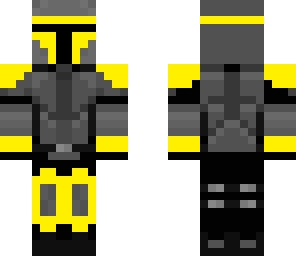 yellow mandalorian