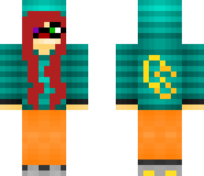 red haired chimneyswift girl with glasses