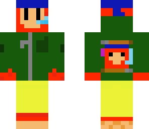 me in minecraft