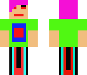 multi coloured man