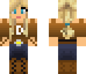 cowgirl with d