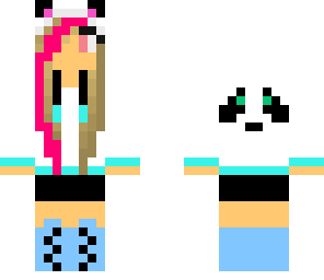 edited panda girl