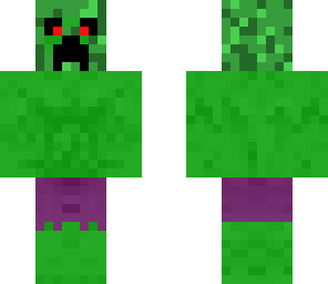 creeaper hulk with real face