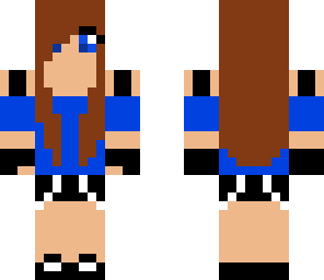 blue girl