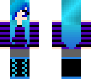 blue gothic girl