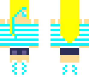 cute ice blue girl