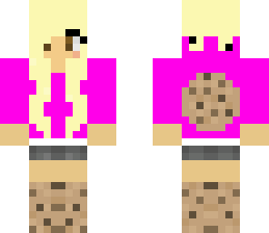 pink cookie monster girl