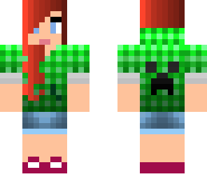 creeper hoodie girl