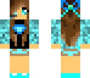 edited blue girl