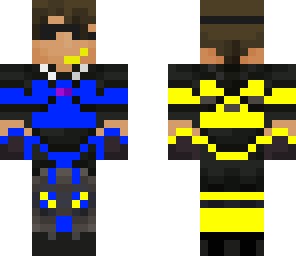 blue and yellow skythekidrs