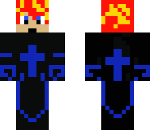 the preist in black with hood off
