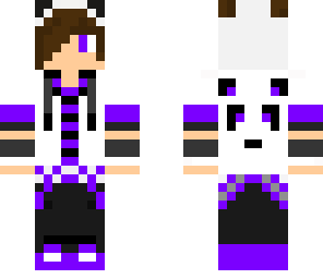 purple panda boy