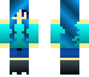 blue girl