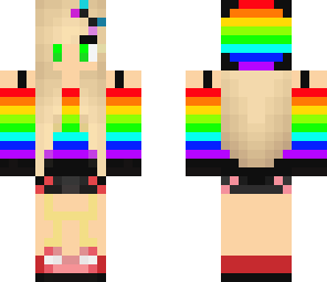 rainbow girl
