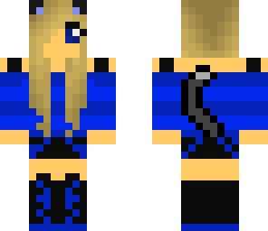 blue girl