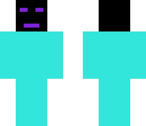 enderman in blue jacket