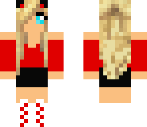 cute red prom girl