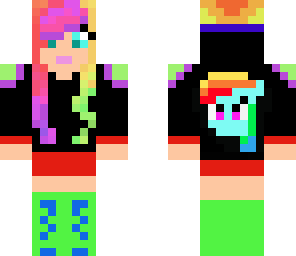 rainbow girl