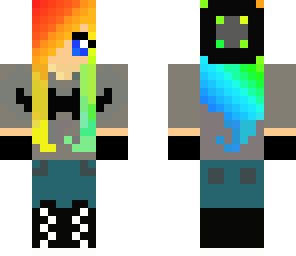 rainbow biker