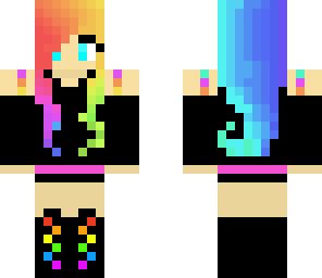 girl rainbow